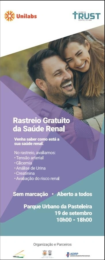 Clínicas TRUST – Centro do Rim levam Rastreio Renal ao Parque da Pasteleira