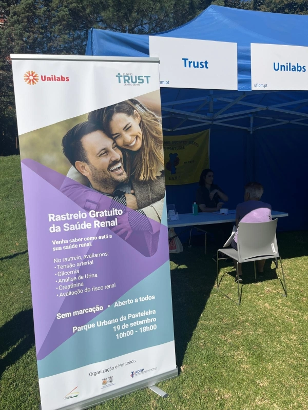 Clínicas TRUST – Centro do Rim levam Rastreio Renal ao Parque da Pasteleira