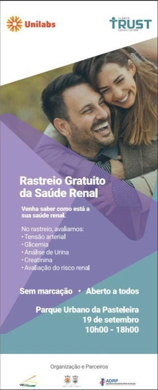 Clínicas TRUST – Centro do Rim levam Rastreio Renal ao Parque da Pasteleira